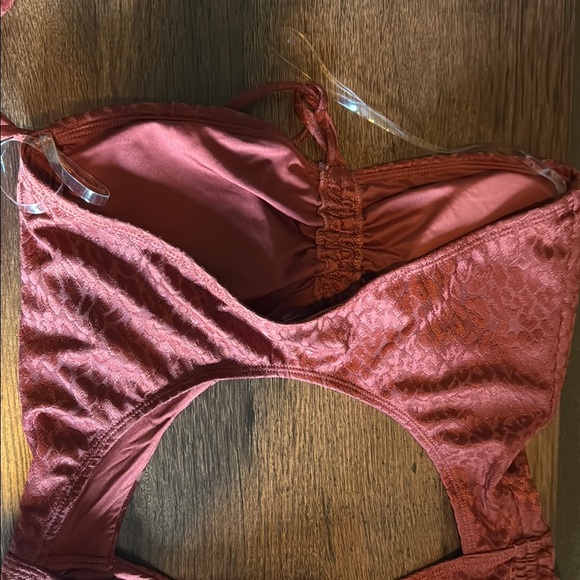 BCBGMaxAzria Rust One Piece Swimsuit - Picture 7 of 7